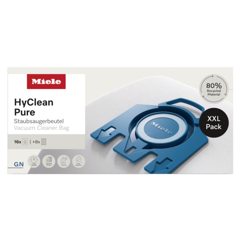 Miele - Vacuum Cleaner Bags - GN HyClean 3D - Pack of 16