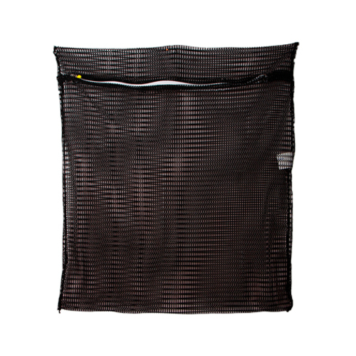 [LBAWN081] Washing Net - Laundry Bag - Mesh - Zipped - Black - 43cm x 43cm