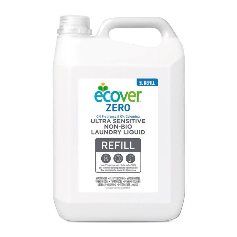 [LLPEV021] Ecover Zero - Laundry Liquid - Non-Bio - Sensitive - 5L