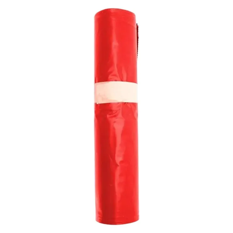 [PBBIP052] Bin Bags - Red - 50L - Roll of 20