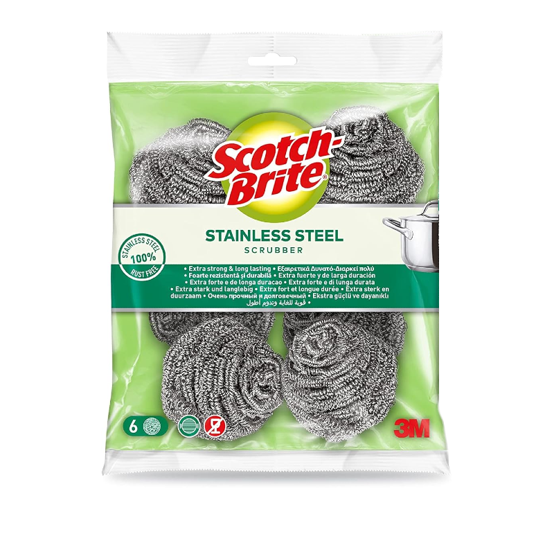 [PBRSB042] Metal Scourer - Spirals - Pack of 6