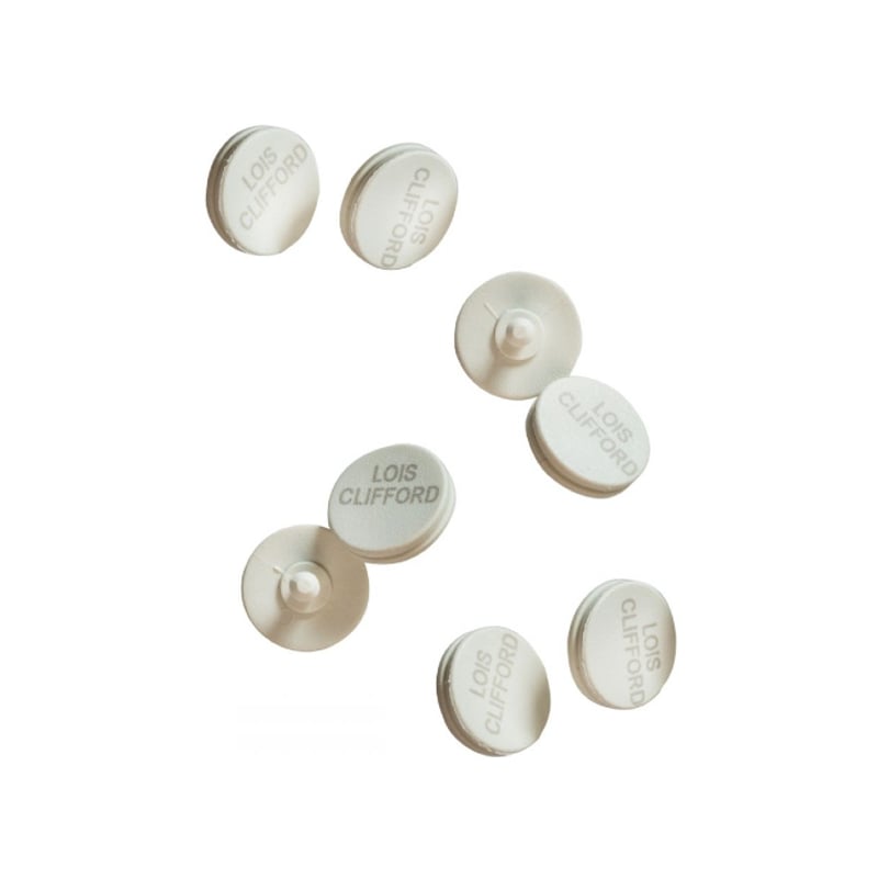 Snappy Tags - Tags with Holding Backs - Number 20 - Pack of 25 - White