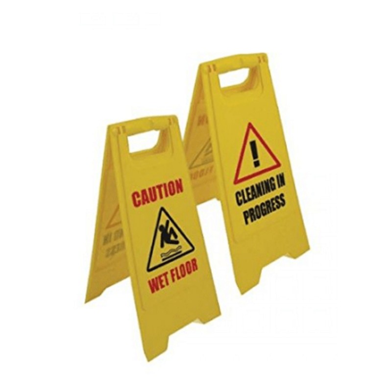 [IACEY961] Jantex - Wet Floor Sign - Yellow - English