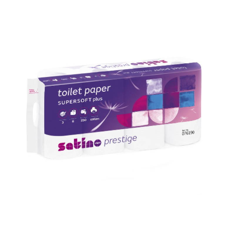 [BTPWP010] Prestige - Supersoft Toilet Paper - 3 Ply - Pack of 8