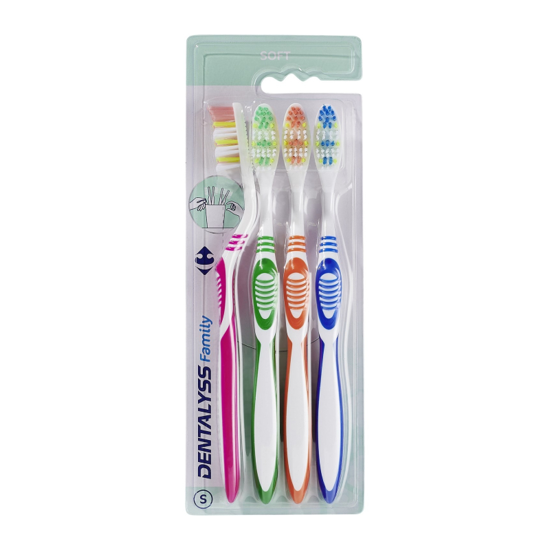 [IACEY190] Detailing Toothbrushes - Soft - Pack of 4