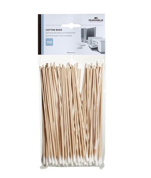 [IACEY440] Cotton Buds - Long - Wooden Stem - Pack of 100
