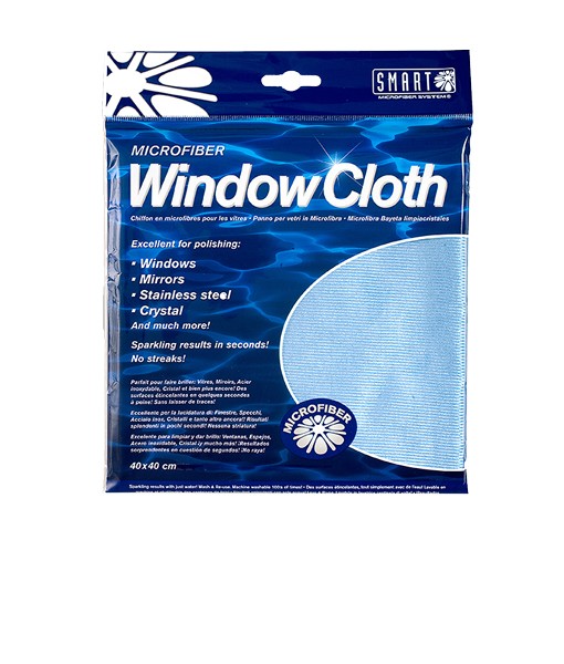 Special Order - Smart Microfiber - Window Cloth - Blue - Pack of 10