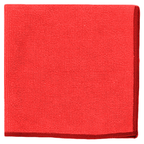 Wecovi - General Cloth - Red - Microfibre - Pack of 10