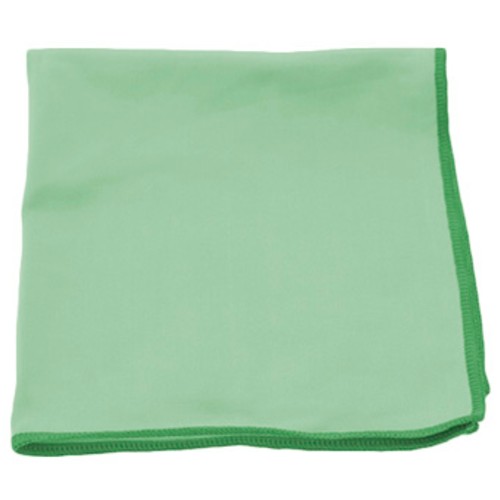 Wecovi - Glass and Metal Polishing Cloth - Green - Microfibre - Pack of 10