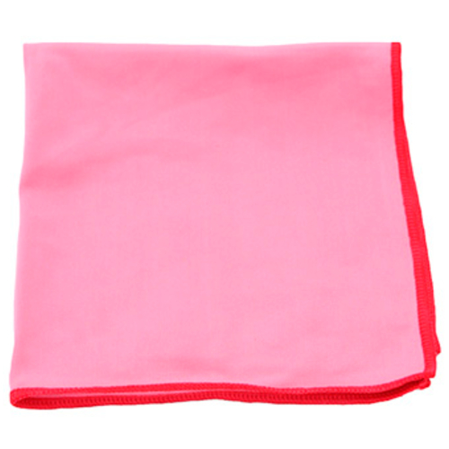 Wecovi - Glass and Metal Polishing Cloth - Pink - Microfibre - Pack of 10