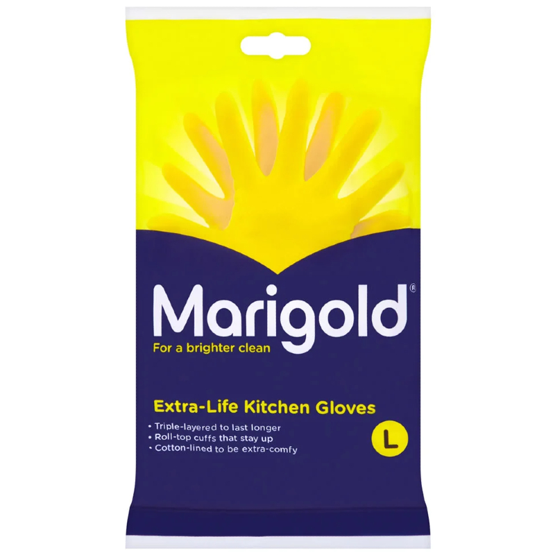 [IGLEY043] Marigold/Vileda - Kitchen Gloves - Extra-Life - Large