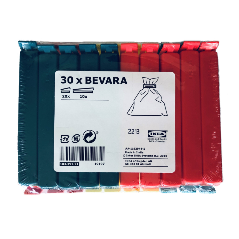 Ikea Bevara Bag Clips Pack 30 Review 